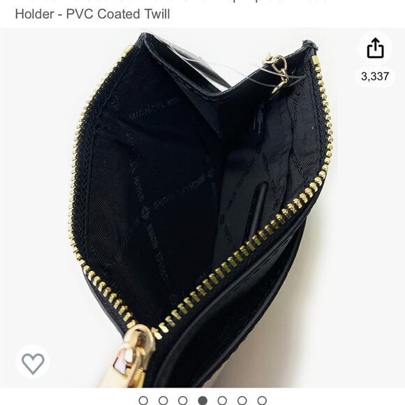 Michael Kors Jet Set Travel Small Top Zip Coin Pouch with ID Holder - Picture 4 of 4